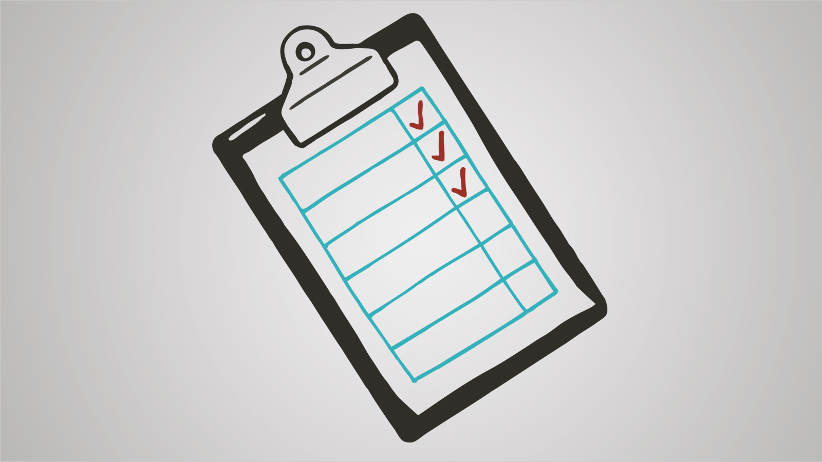 Diagnosis checklist on a clipboard